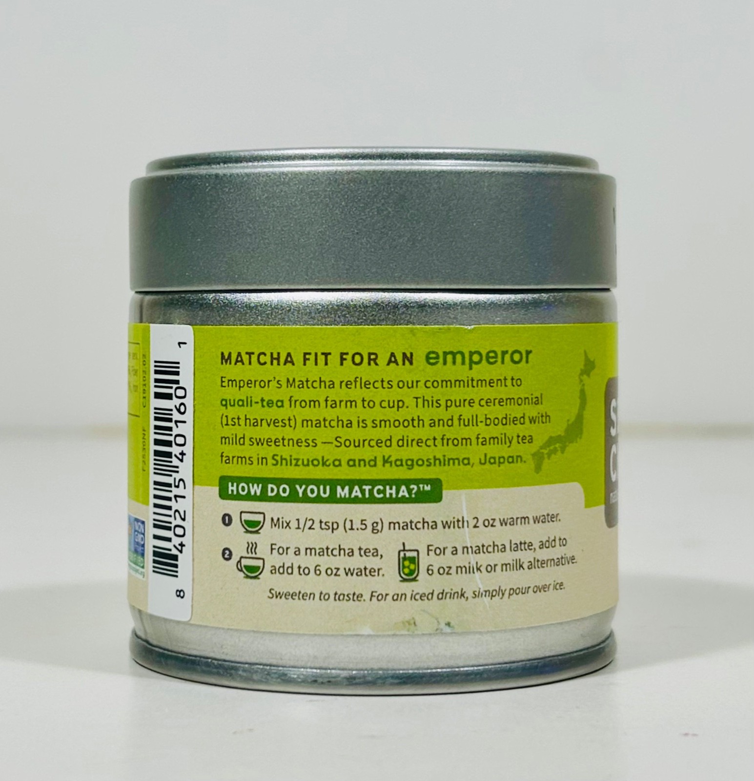 SENCHA Emperor’s MATCHA Ceremonial First Harvest, 20 Servings, 1.06 oz, 2028