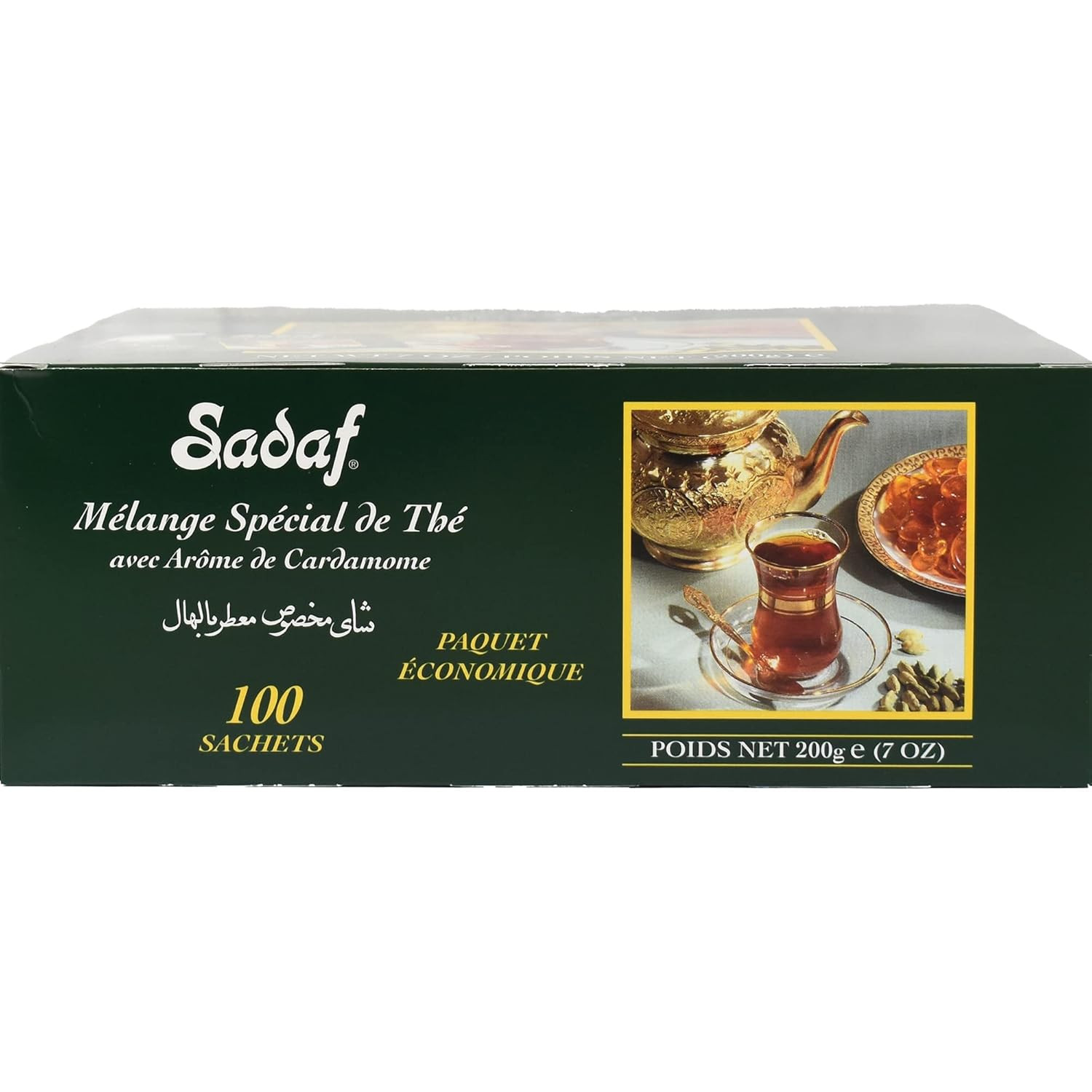 Cardamom Ceylon Black Tea Bags 100 Count Individually Wrapped Sri Lanka