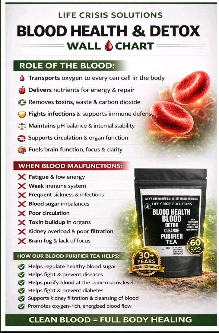 2000 X EFFECTIVE 60 PLUS CUPS SUPPLY NATURAL BLOOD DETOX FLUSH PURIFER TEA
