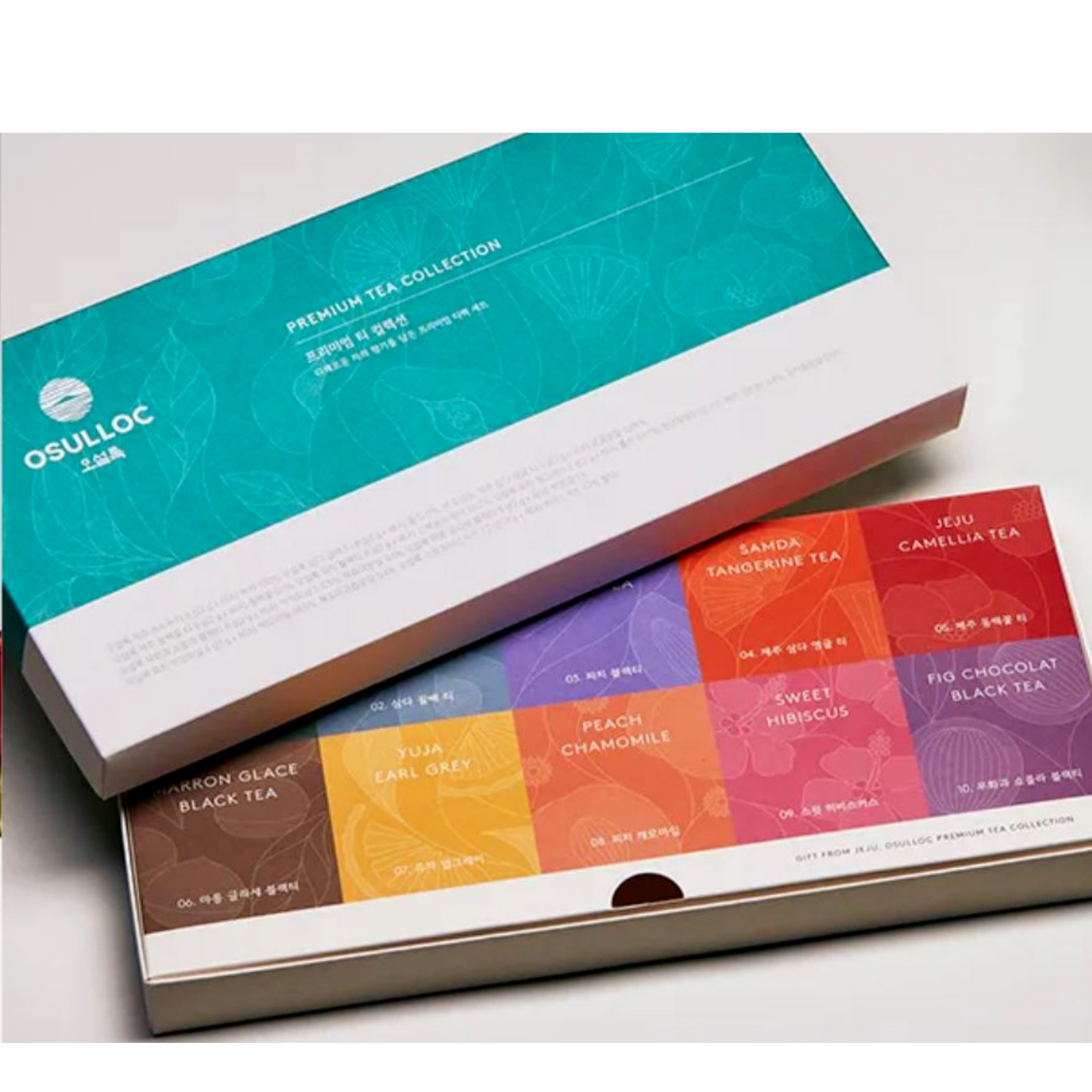 OSULLOC Jeju Master Blended Premium Tea Collection 10 Flavors x 4EA Set