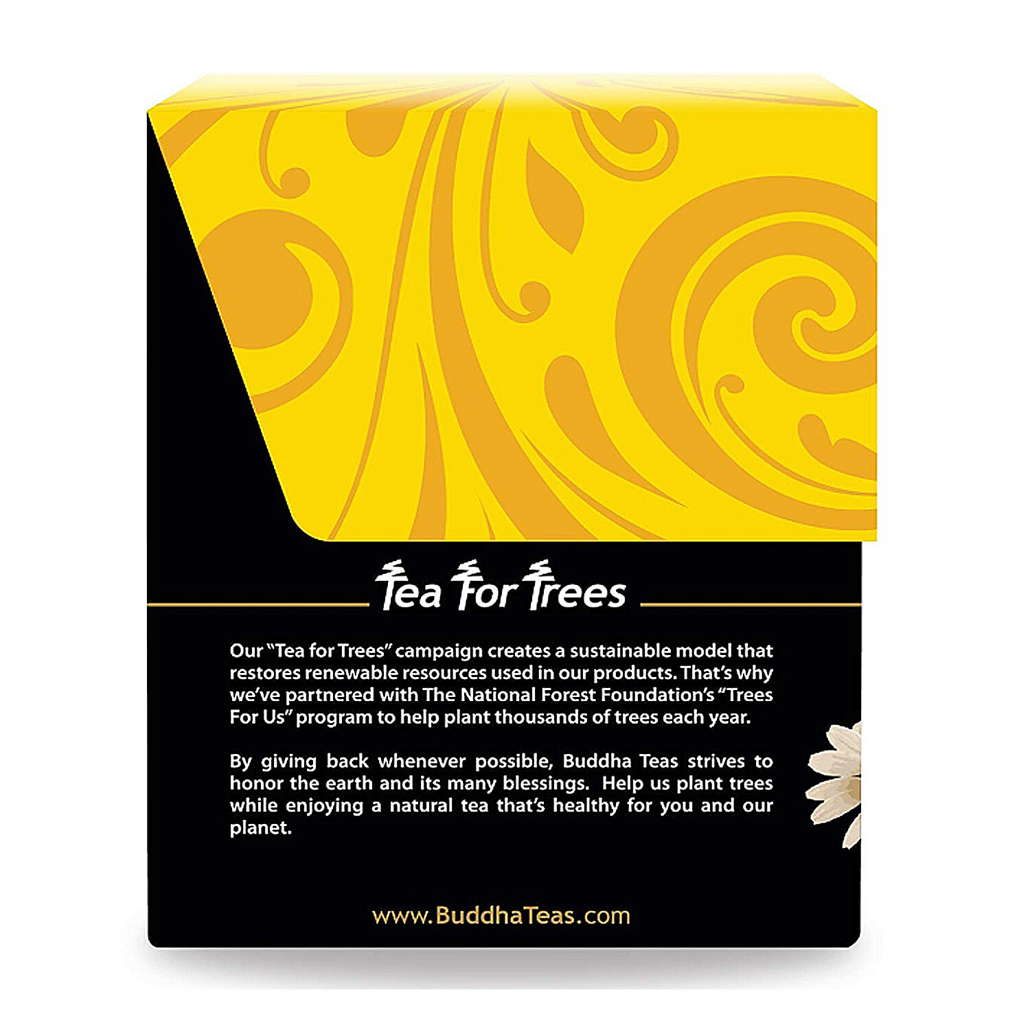 Buddha Teas Organic Chamomile Flower Tea, 18 Tea Bags