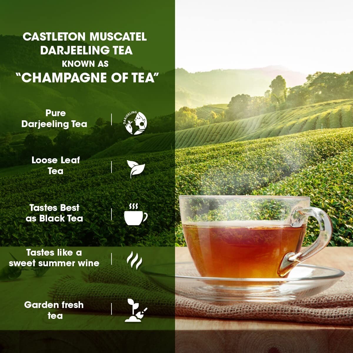 Goodricke Castleton Muscatel Darjeeling Tea – 100gm FREE DELIVERY