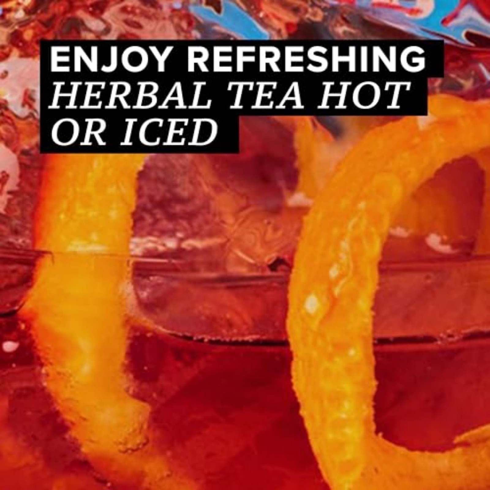 Passion Herbal Tea Bags, Iced or Hot, Caffeine-Free, 120 Total Tea Bags (20ct…