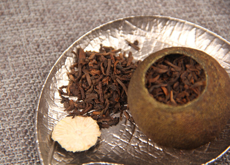 XinHui “Chen Pi” Tangerine Peel Orange Shu Pu-erh Ripe Puer Tea 100g