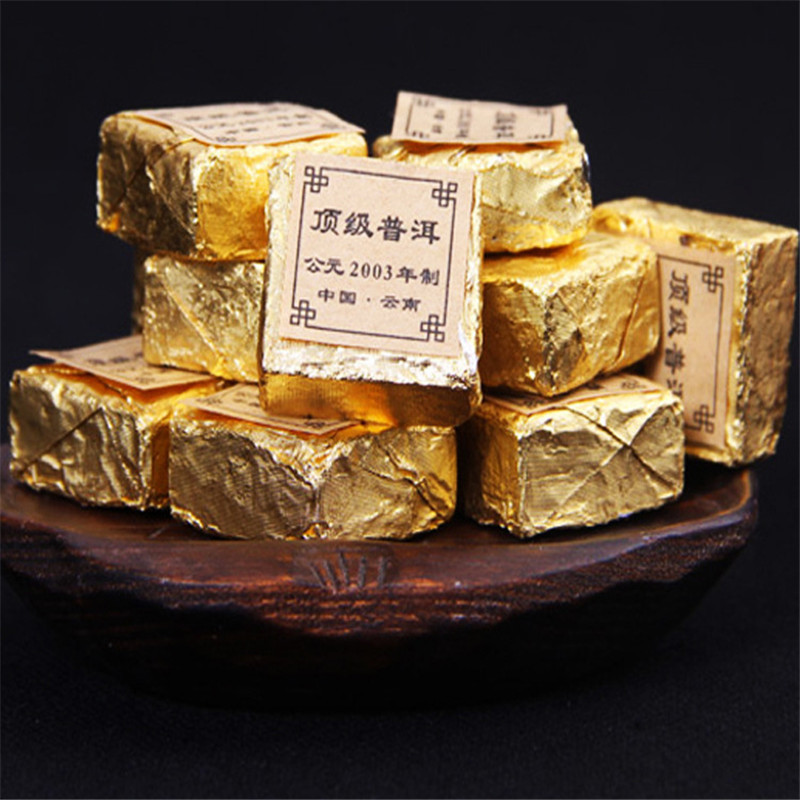 100g Puer Tea Health Care Pu er tea Pu erh Compressed Pu’er Brick Organic