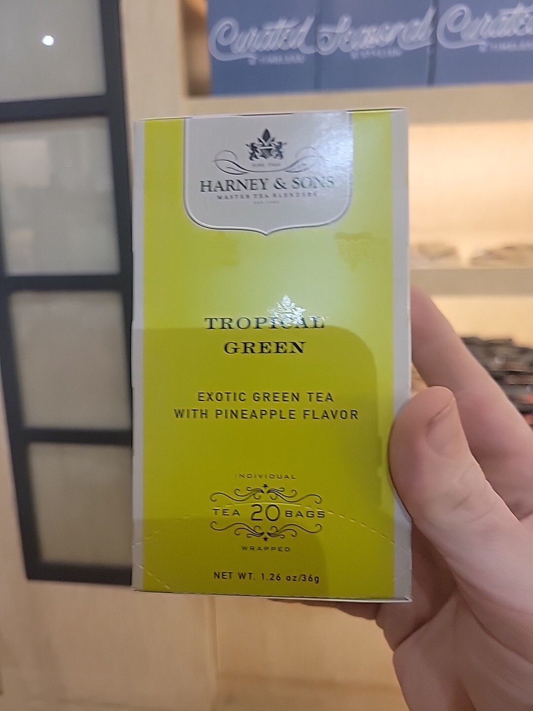 Harney & Sons Tropical Green Premium Tea-20 bags, new