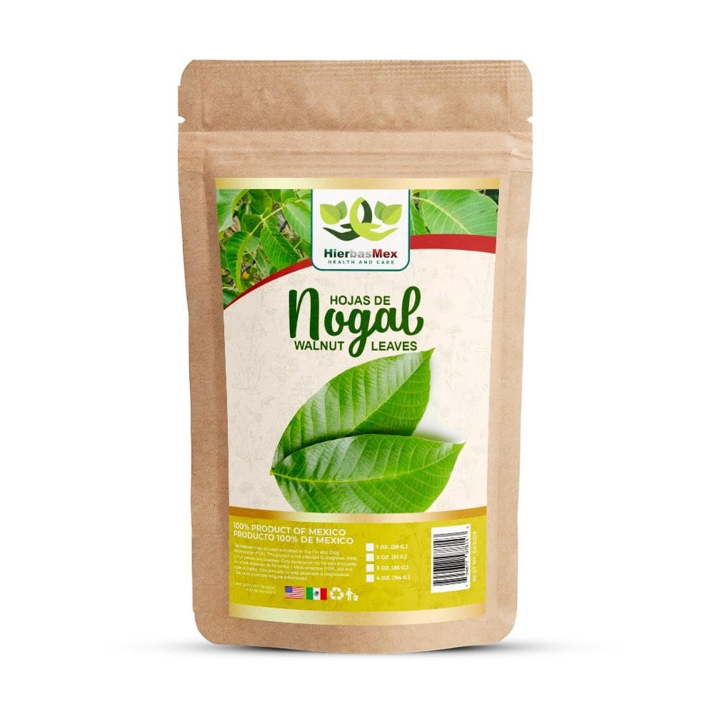 Walnut Leaves Herbal Tea 4 oz.-113g Hojas de Nogal Te, Natural Mexican Herb
