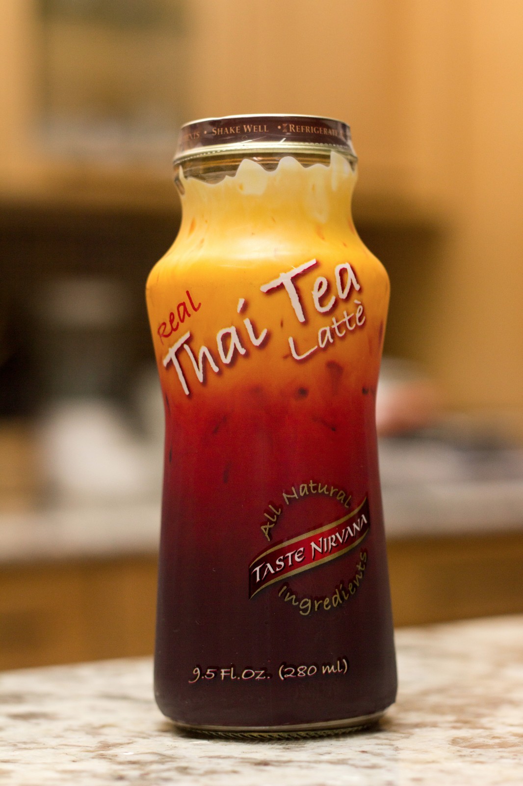 Taste Nirvana All Natural Real Thai Tea Latte | 12 x 9.5oz Bottles
