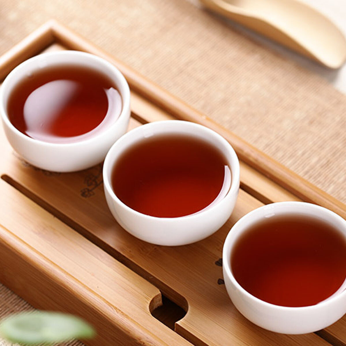 Ripe Puerh Tea Cake 357g Yunnan Menghai Ancient Tree Smooth Earthy Fermented Tea