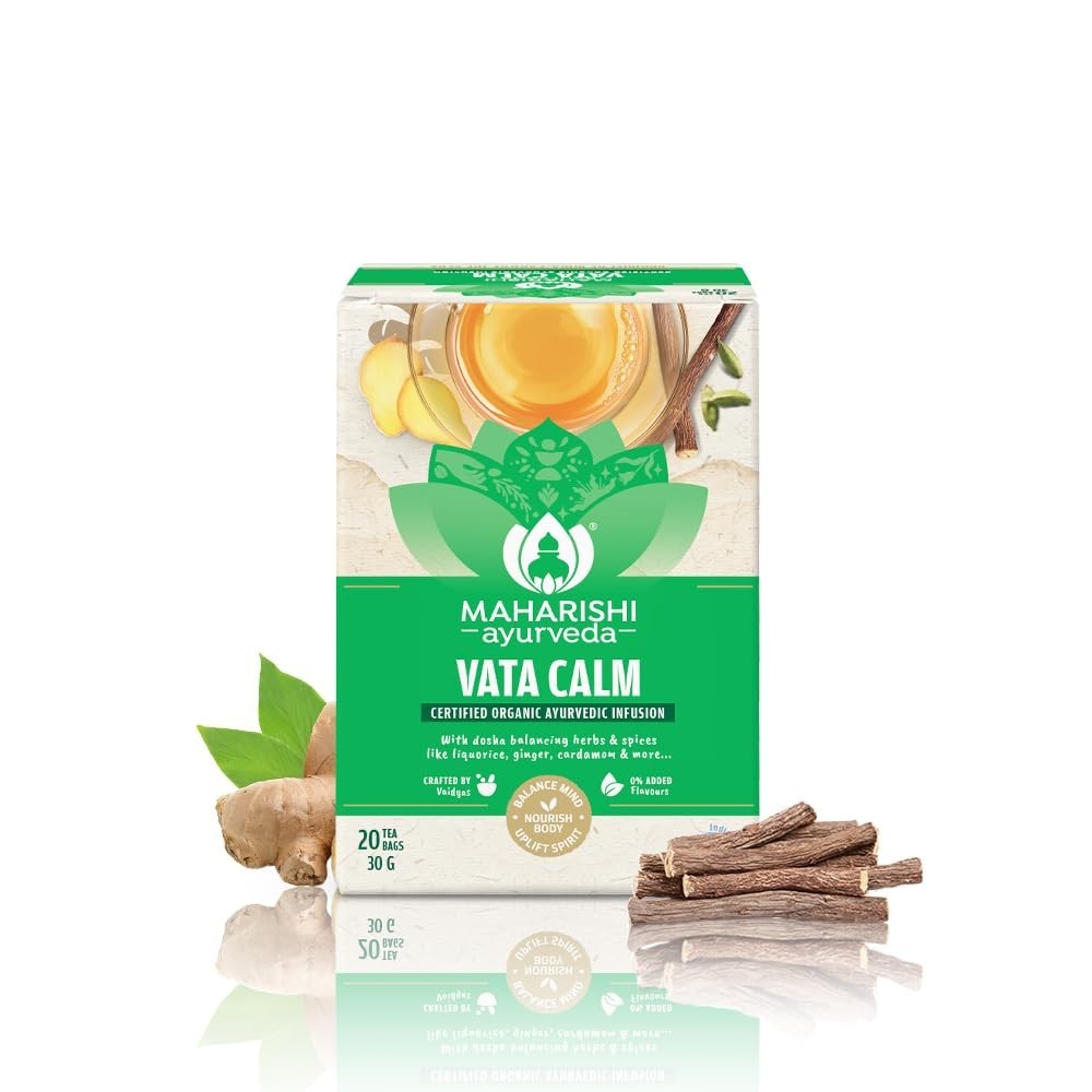 Maharishi Ayurveda All Natural Vata Calm 20 Tea Bag Free Ship, Herbal