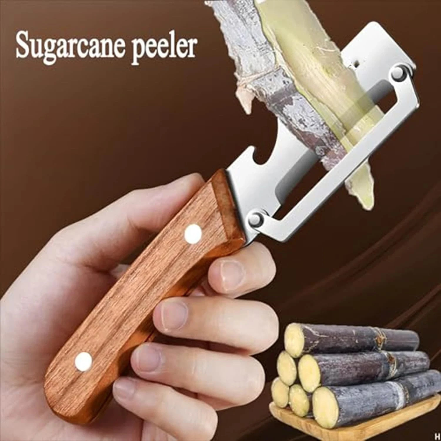 Zero Snag Wooden Peeler,Multifunctional Vegetable Peeler for Kitchen,Ultra-Sharp