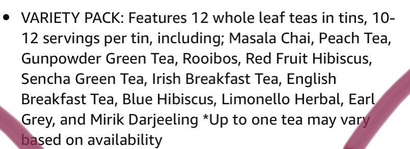 solstice tea traders Ultimate Sampler Pack Of 12 Loose Leaf Teas