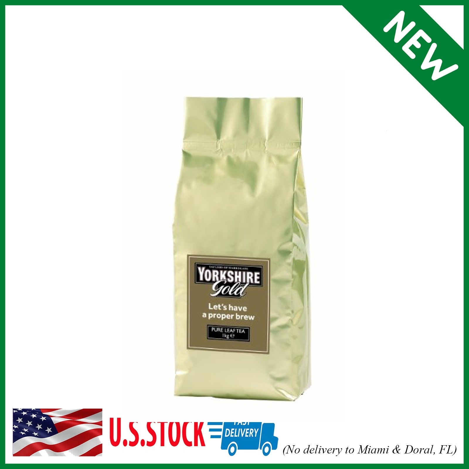Taylors of Harrogate Yorkshire Gold Loose Leaf Tea, Kilo Bag, 35.27 Ounce (Pack