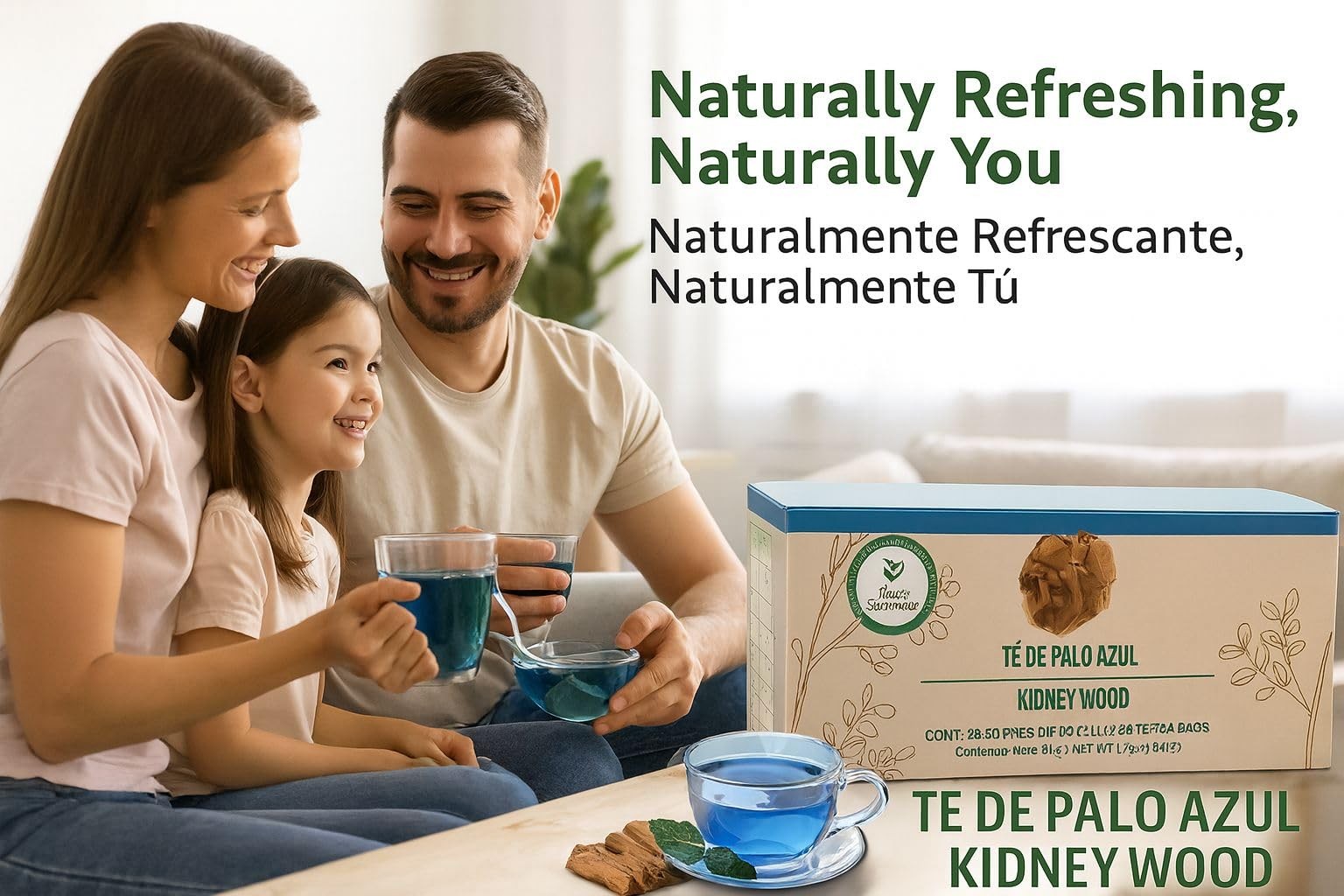 Authentic Palo Azul Tea Bags 100 Natural Vegan Non GMO 25 Bags Herbal Infusion