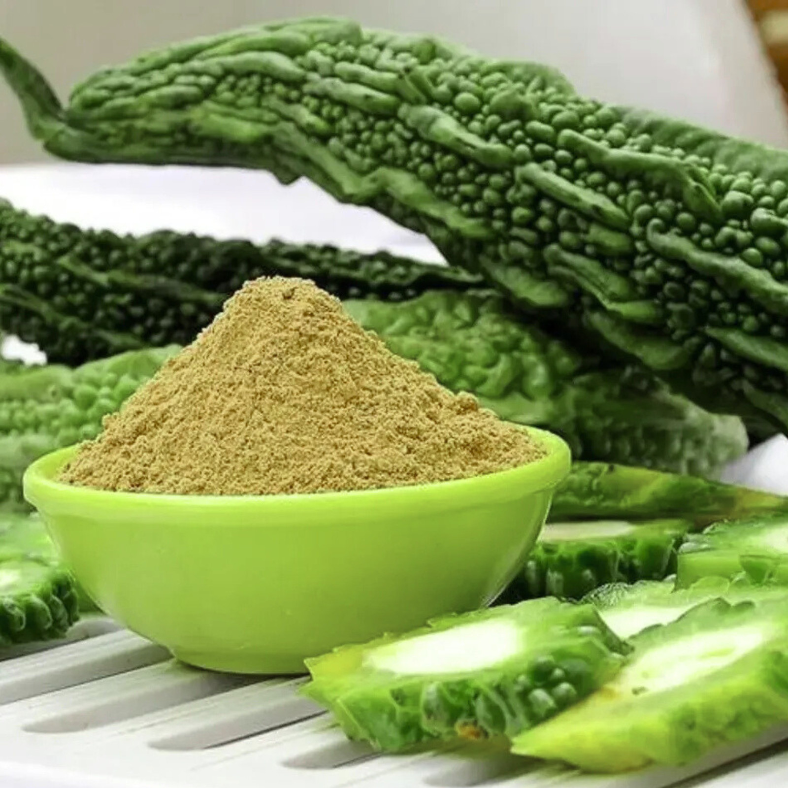 Bitter Gourd Powder | 100% Natural Organic Karel Karawila | Herbal Tea