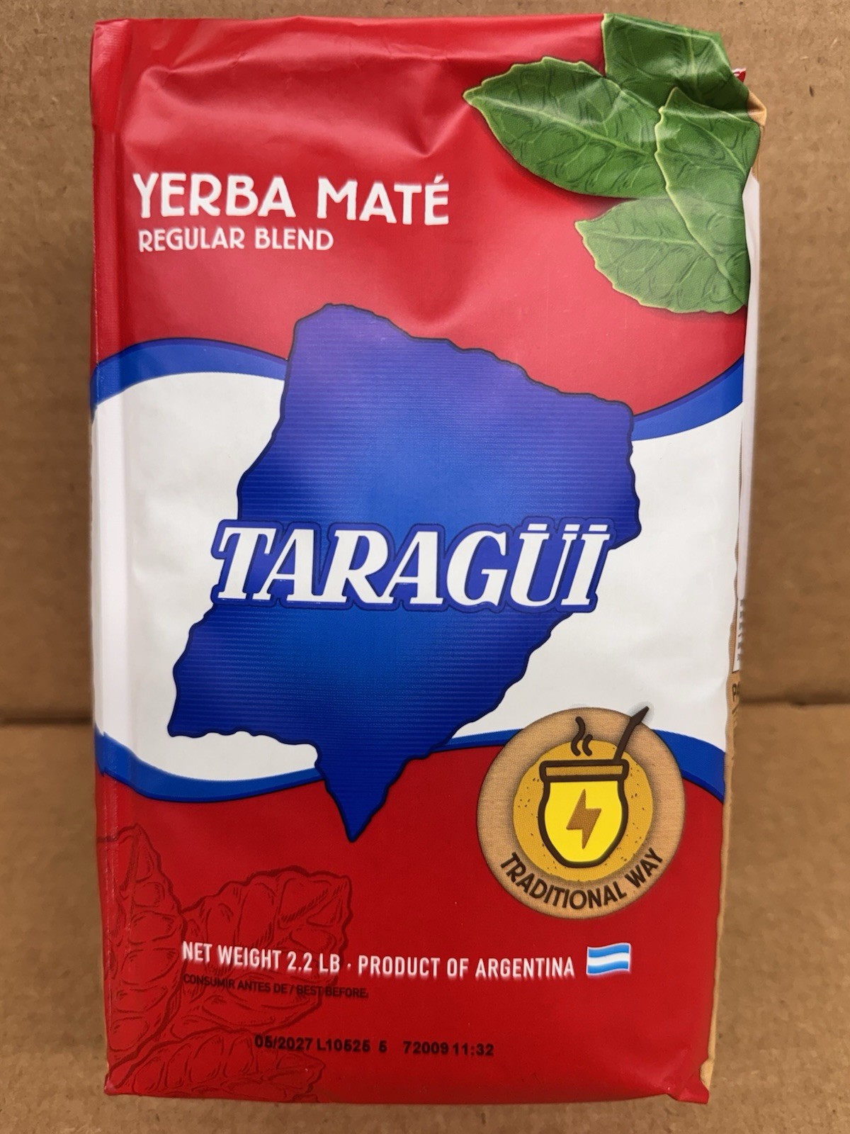 Taragui Yerba Mate Elaborada Con Palo – 2.2lbs.
