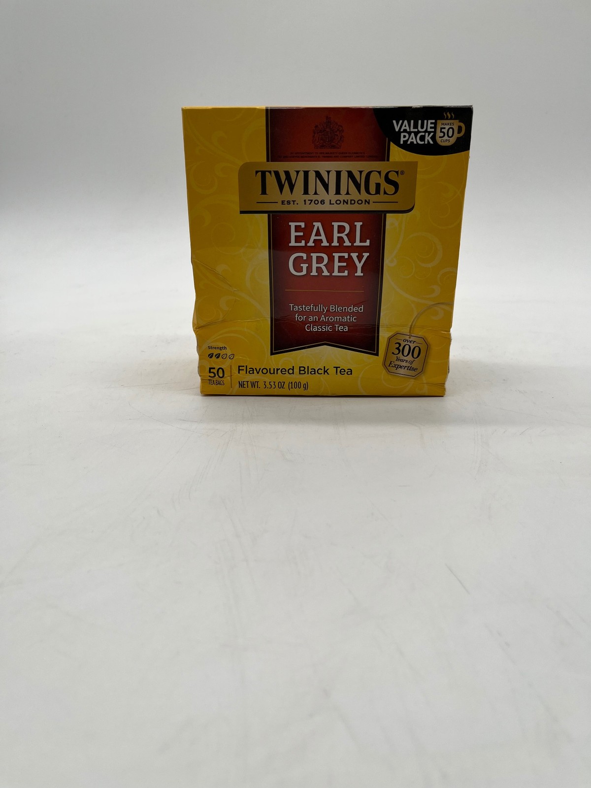 Twinings Earl Grey Tea 50 Tea Bags 3.53oz Value Pack Flavoured Black Tea Classic