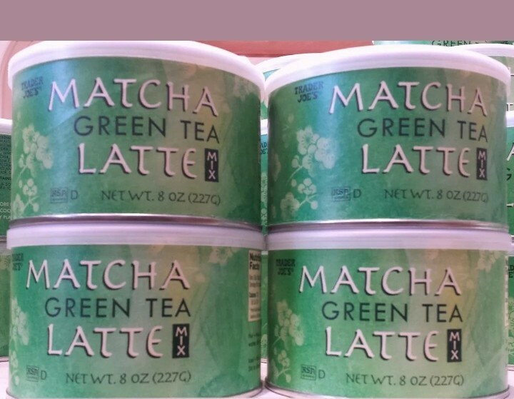 4 Pack Trader Joe’s Matcha Green Tea Latte Mix 8 OZ Each