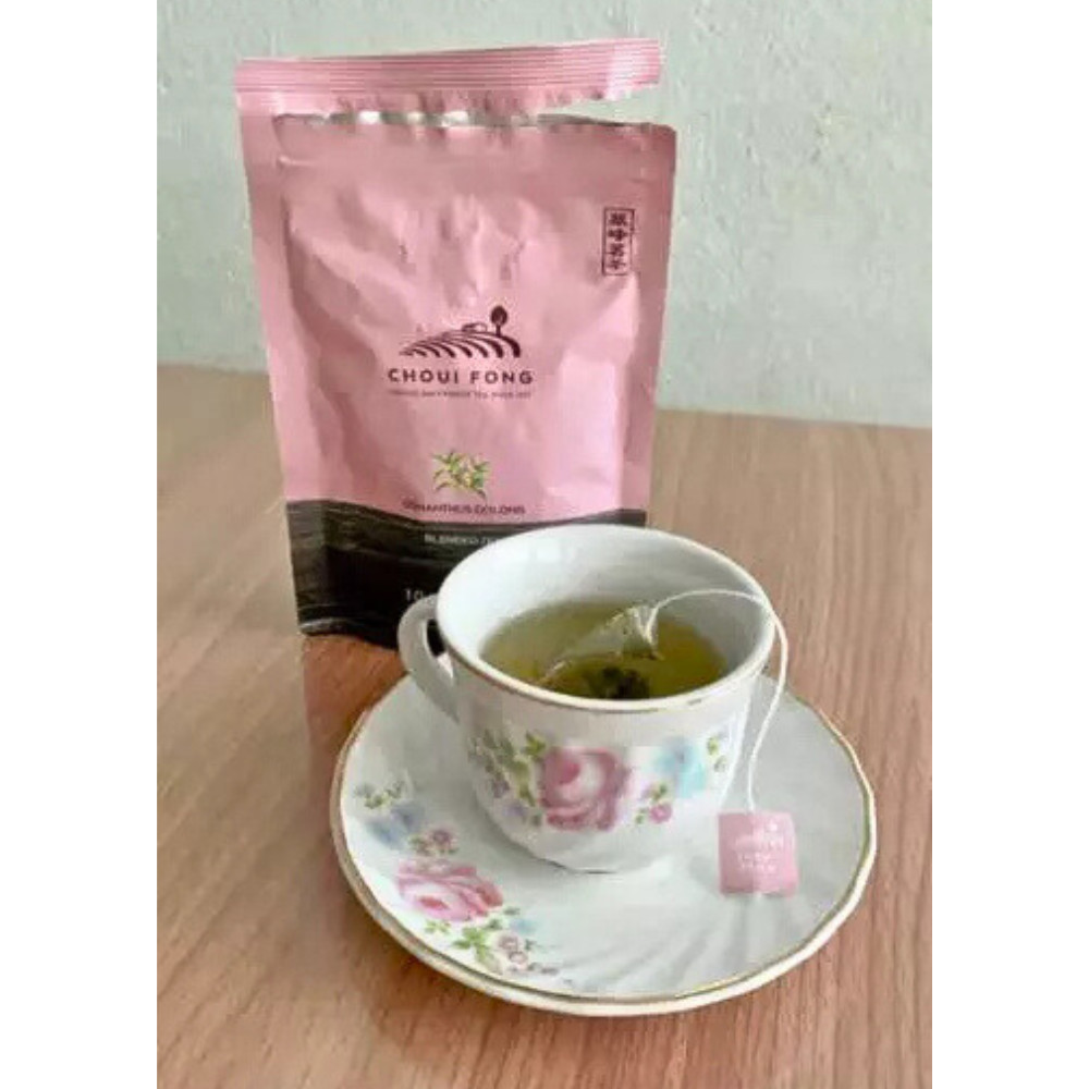 Tea Oolong Osmanthus Flowers Choui Fong Premium Drink New Year Gift 50 Tea Bags