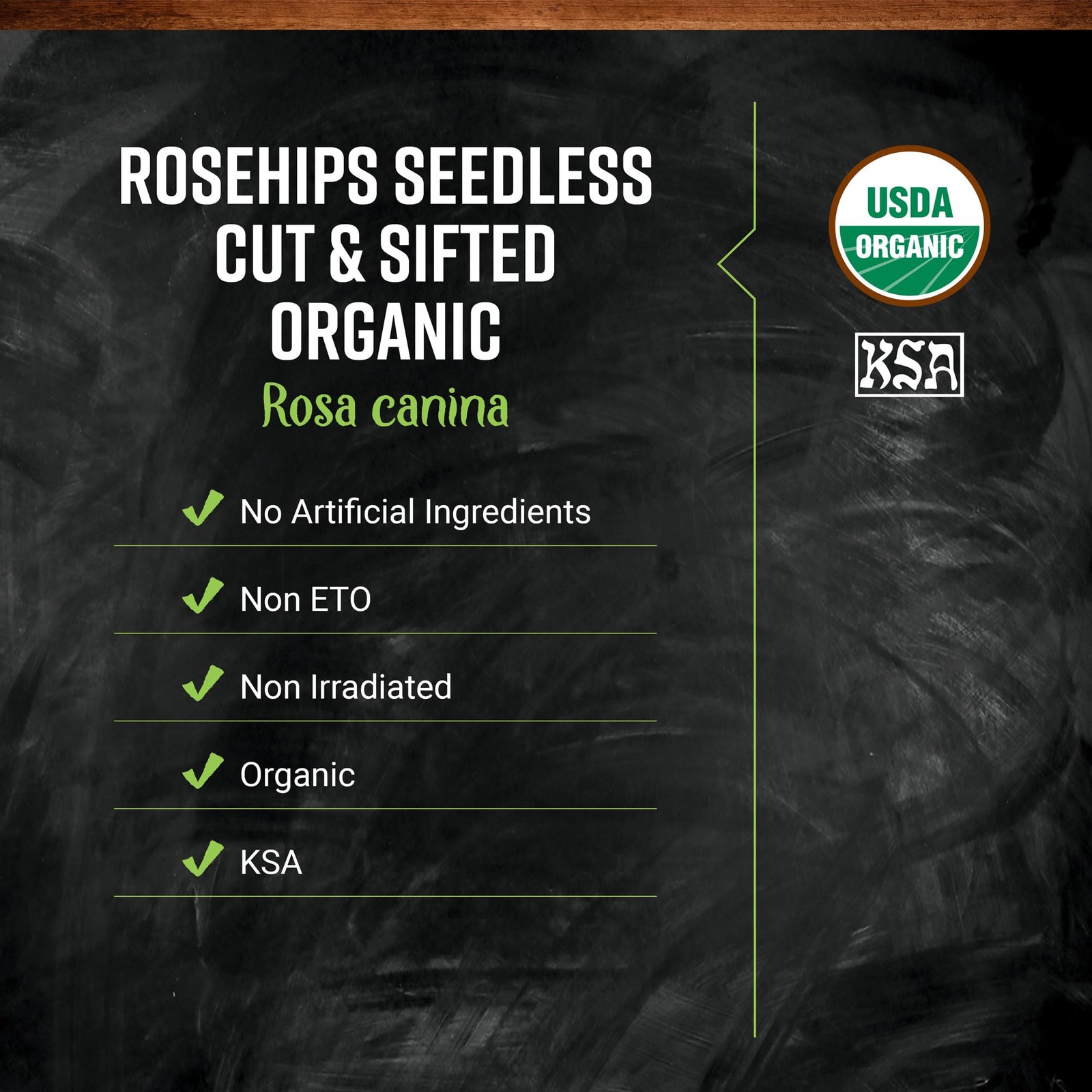 Frontier Co-op Organic Seedless Rosehips, Cut 16 Ounce (Pack of 1), Natural
