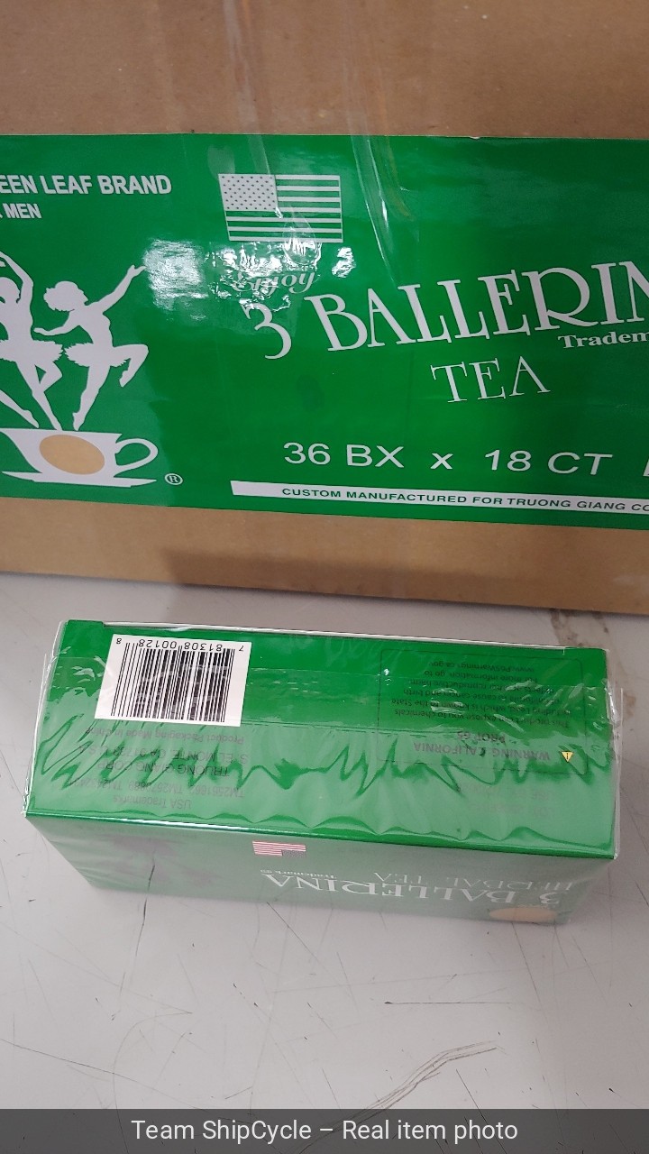 1 CARTON 36 BOX x 18 TEA BAG 648 3 BALLERINA HERBAL TEA EXTRA STRENGT G1N