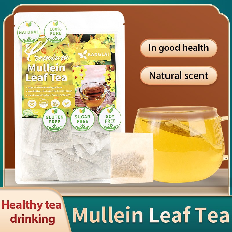 Mullein Leaf Tea Clear Lungs Relieves Cough Improve Digestive Function 120 Bag