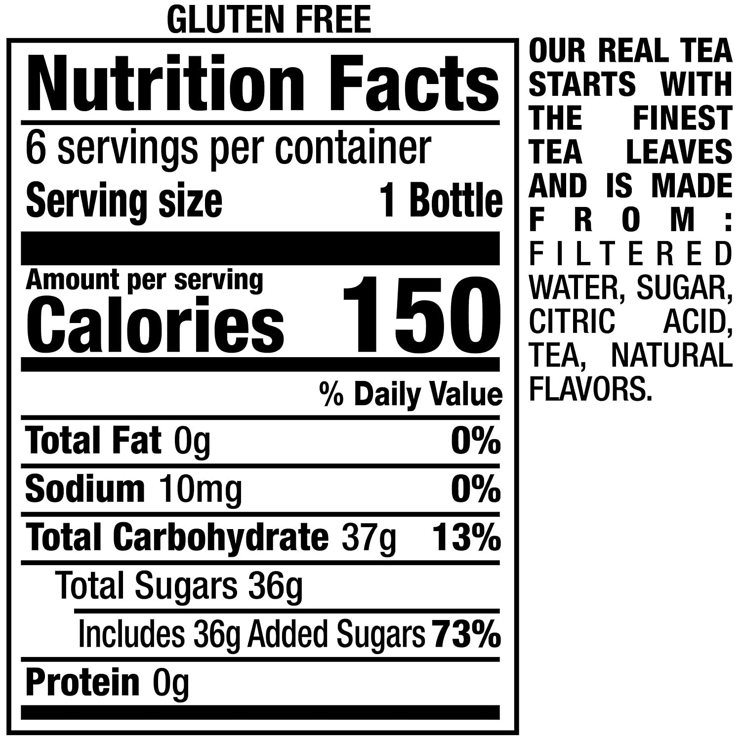 Snapple Lemon Tea 16 oz Bottles (Pack Of 6)