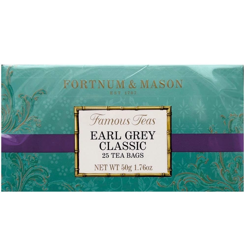 Earl Grey Black Tea 25 Count Individually Wrapped Tea Bags Classic Flavor