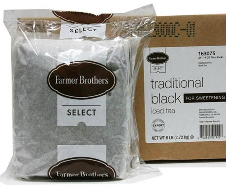 Farmer Brothers Select Traditional Black Iced Tea Bags 3 lb