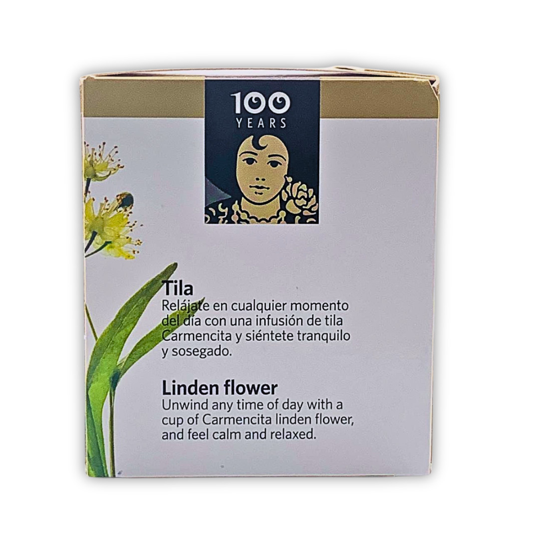12x Carmencita Linden Flower Tea – Tila Herbal Infusion – 10 Bags Each Box
