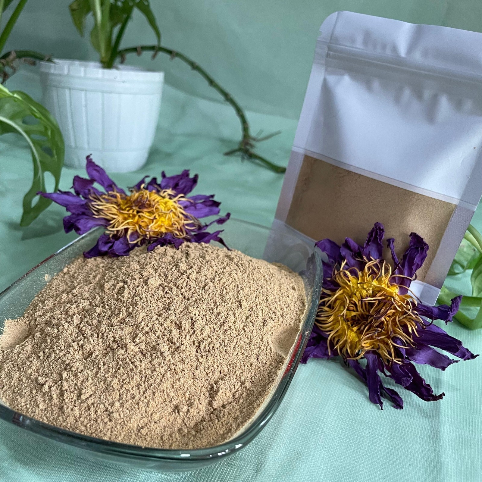 Blue Lotus nymphaea caerulea Flowers Powder 100% Organic Natural Pure Herbal Tea