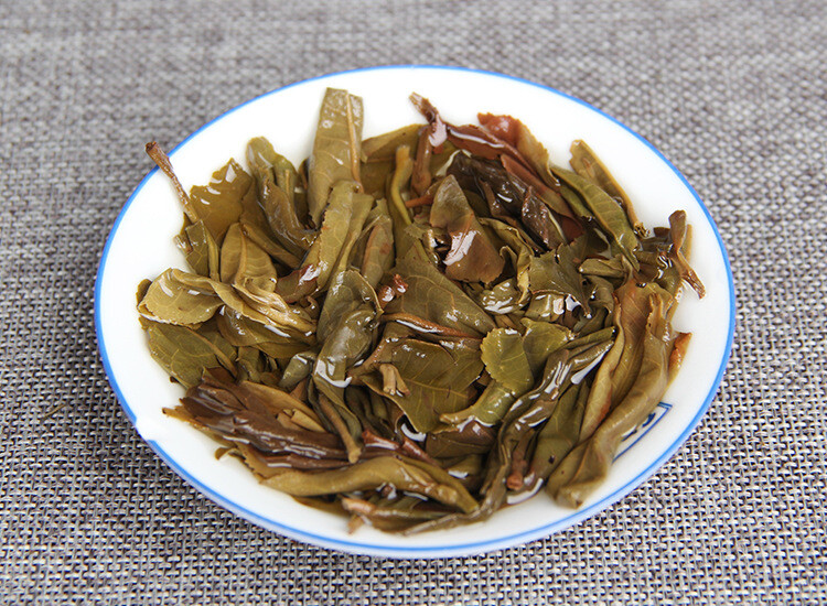 2017 Yr Nan Nuo Shan Qiao Mu Qi Zi Yuan Cha Collection Menghai Raw Puer Tea 357g