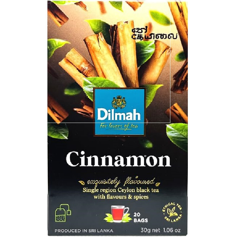 Dilmah Cinnamon Flavoured Black Tea – 20 Tea Bags