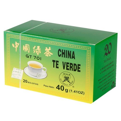 Chinese Green Tea, 20 Individual Bags Sealed Box Authenticated