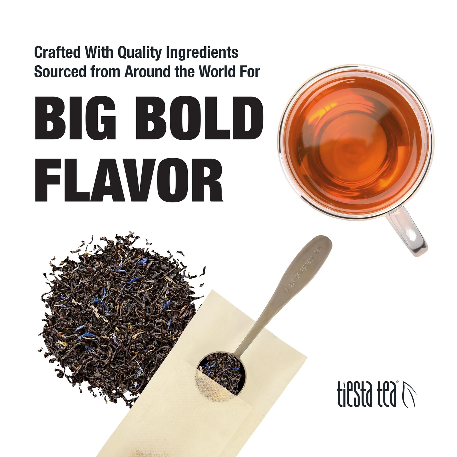 Creamy Earl Grey Black Tea Bulk Pouch 200 Cups Premium Loose Leaf Blend