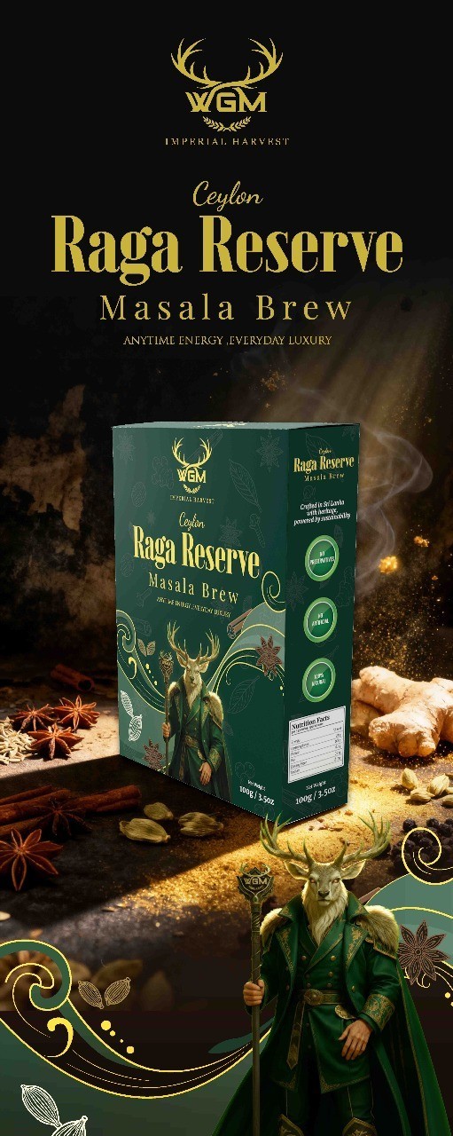 Ceylon Raga Reserve Masala Brew Imperial Harvest Premium Masala Tea 100g 3.5oz
