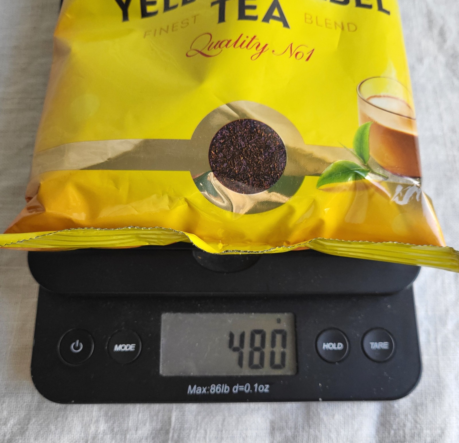 New LIPTON YELLOW LABEL LOOSE LEAF BLACK TEA 480 g / 1 lb – 1 Bag Pack