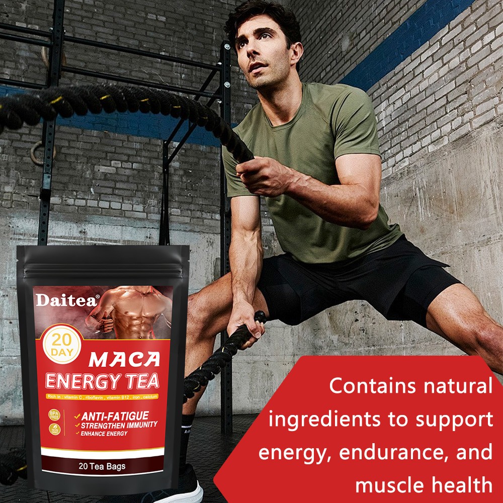 Maca Herbal Extract Tea-bag Drink Tonics Male Supplement,ENERGY TEA-10/20bag