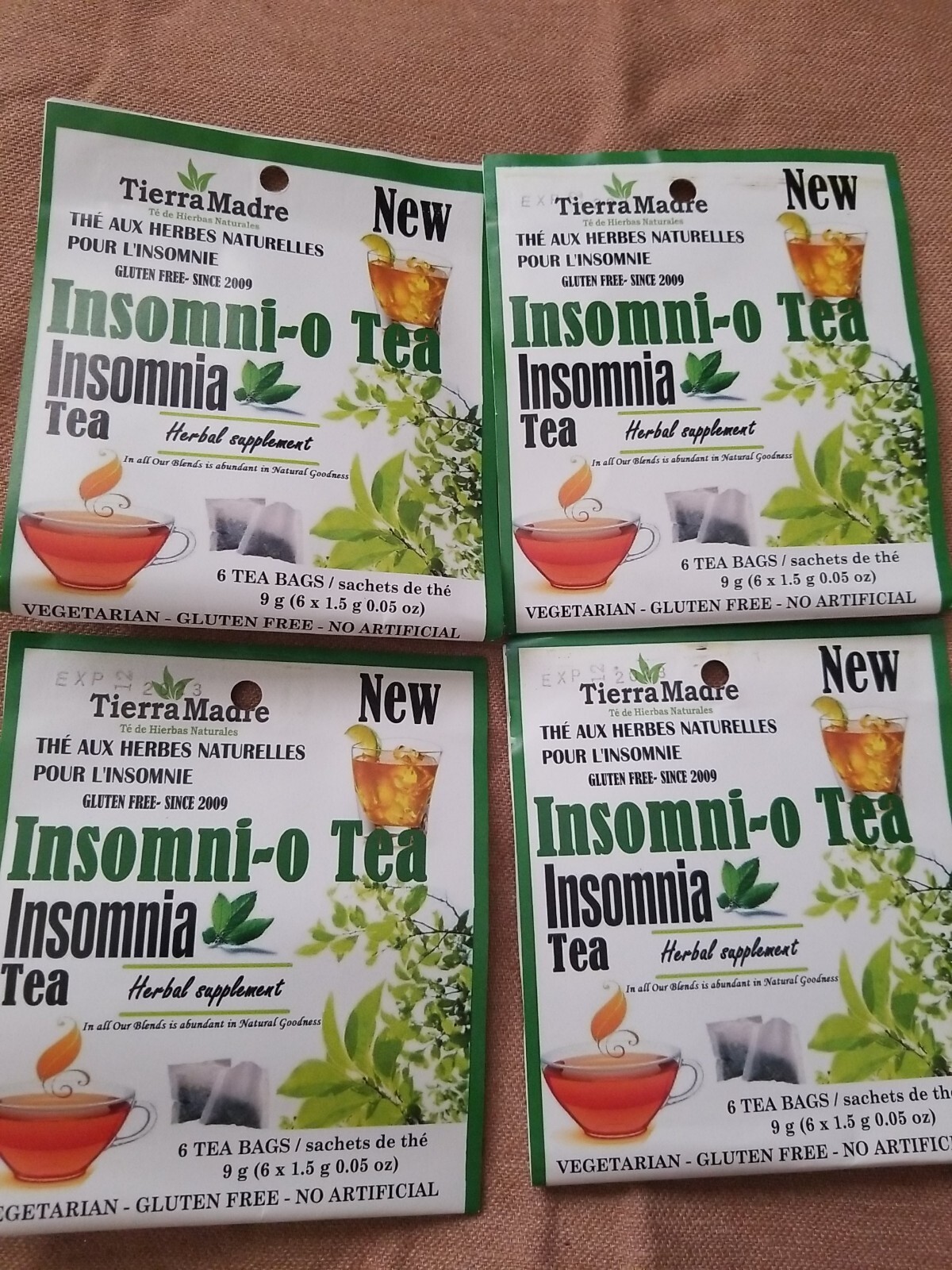 Tierra Madre ,Natural Herbal Tea Blend ,INSOMNIA TEA – SLEEP TEA Help Support