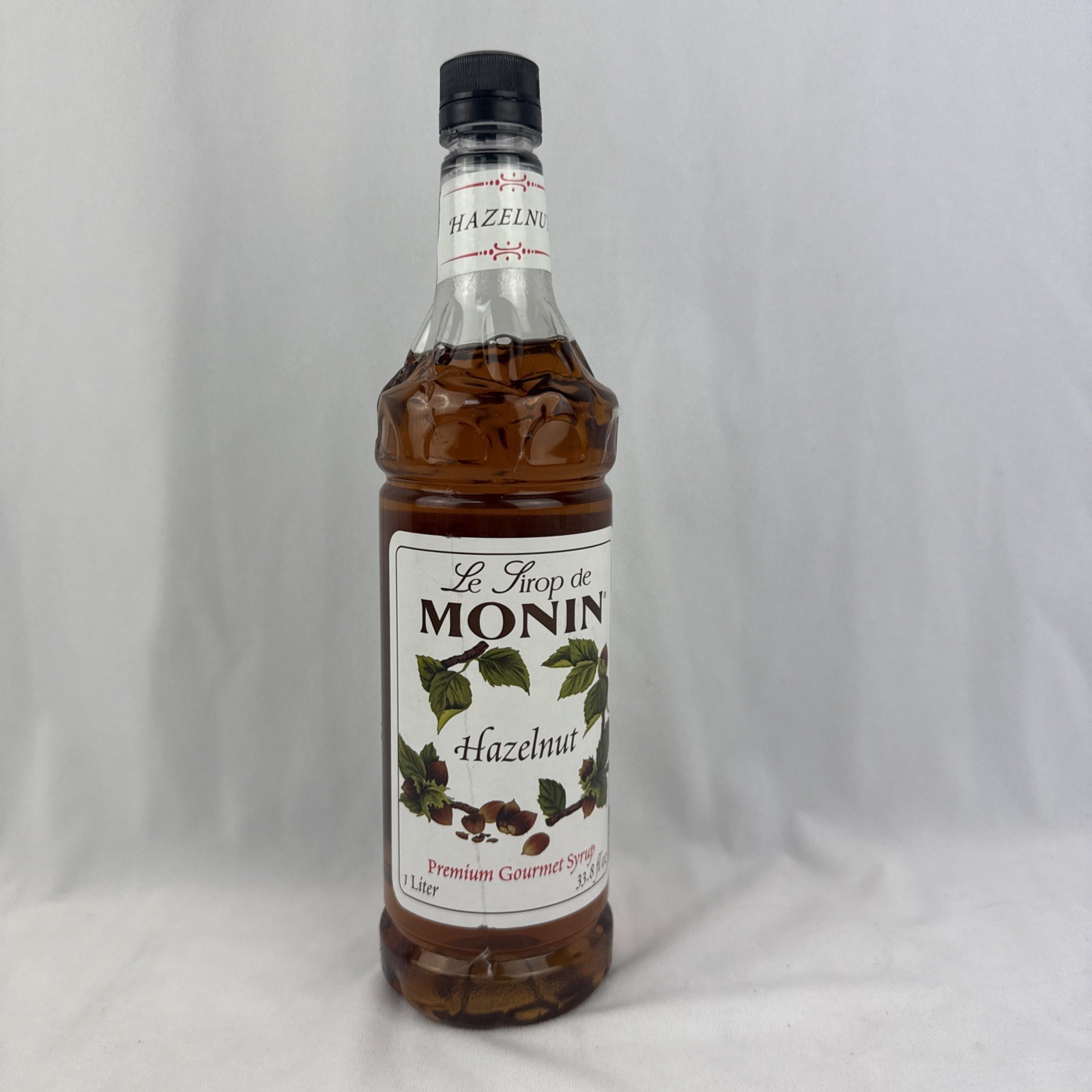 Monin Hazelnut Premium Sweetener Syrup 1L – Damaged Bottle