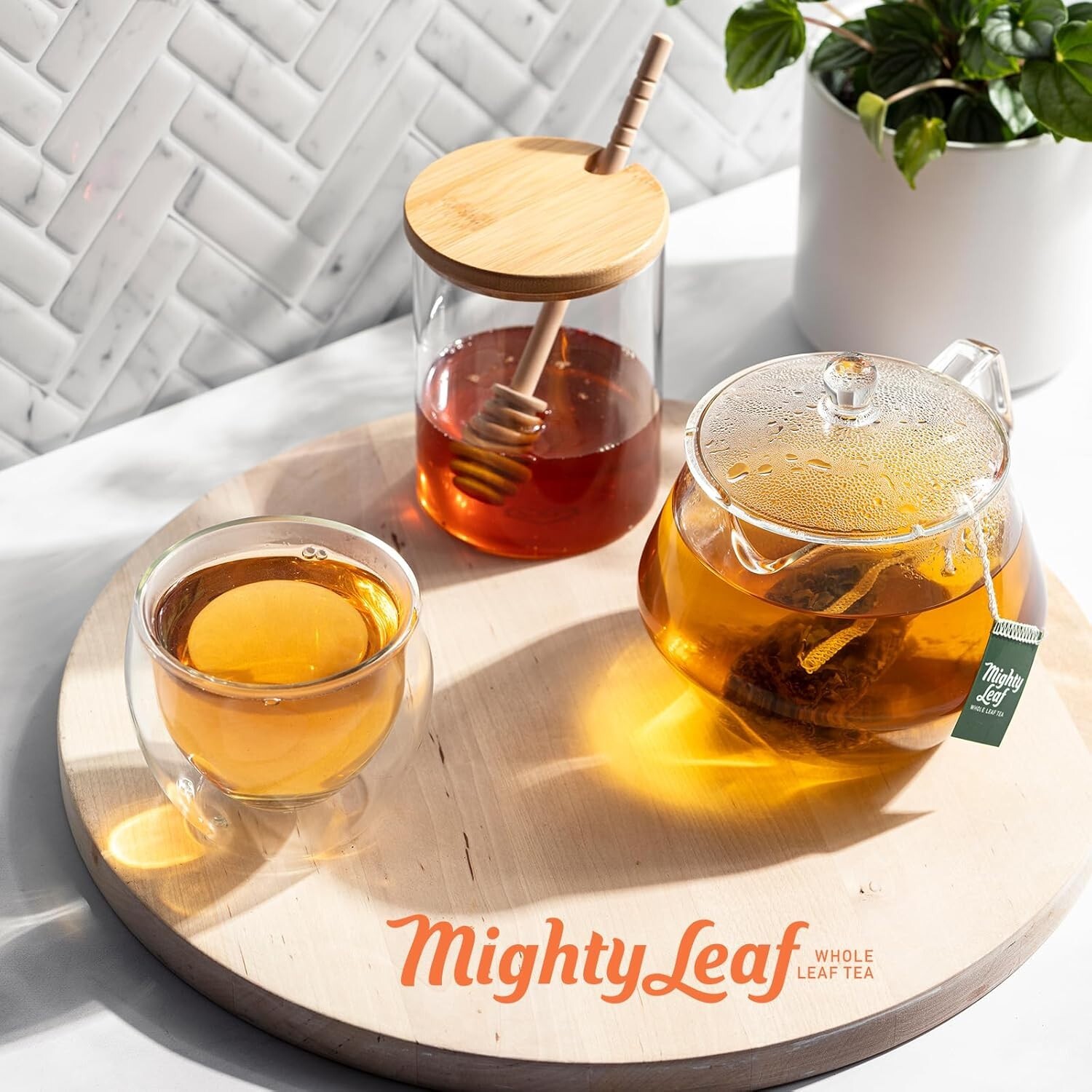 Delicate Chamomile Citrus Tea Blend with Vitamin C – 15 Whole Leaf Silk Bags
