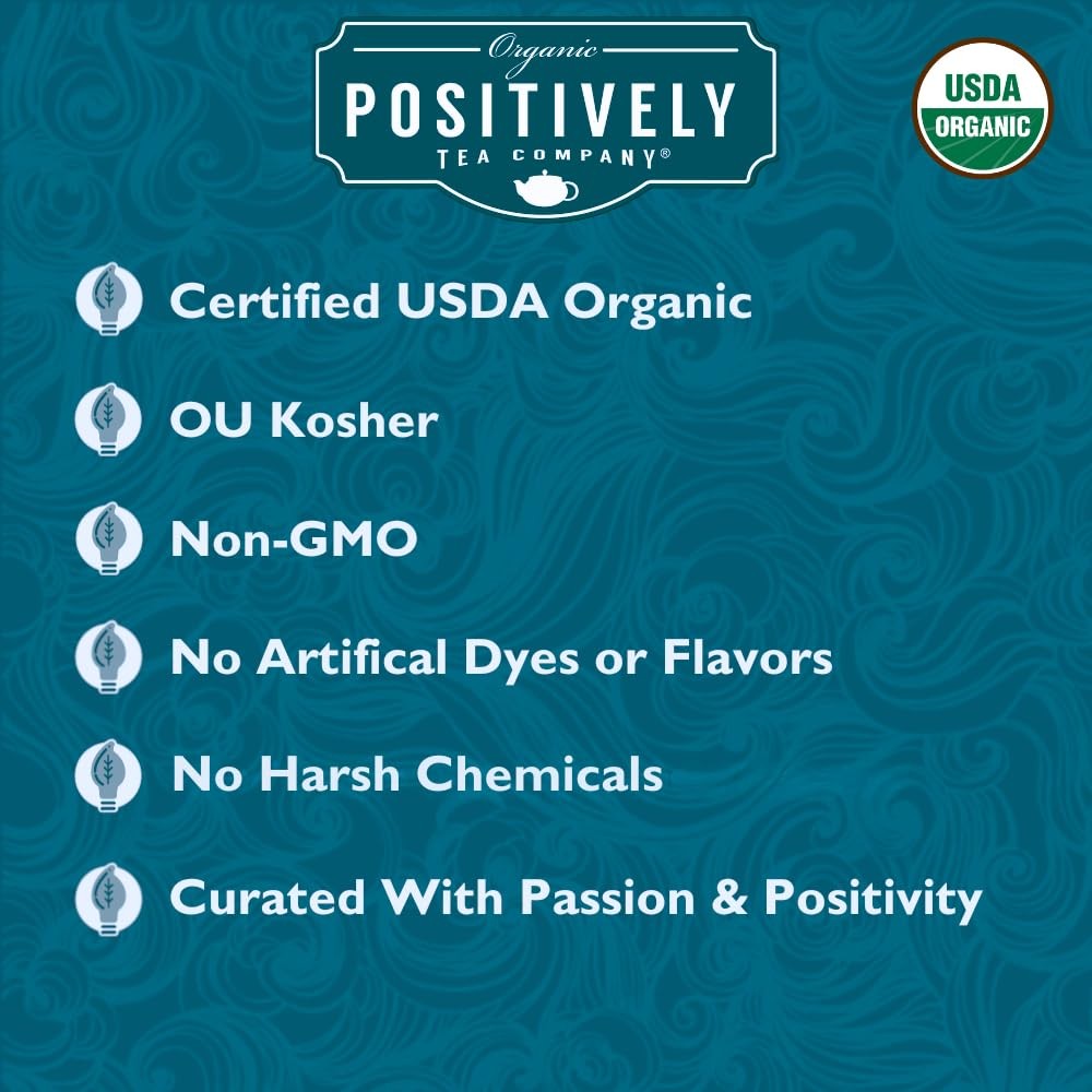 Organic Positively Tea Company, Scottish Breakfast Black Tea, Loose Leaf, 16