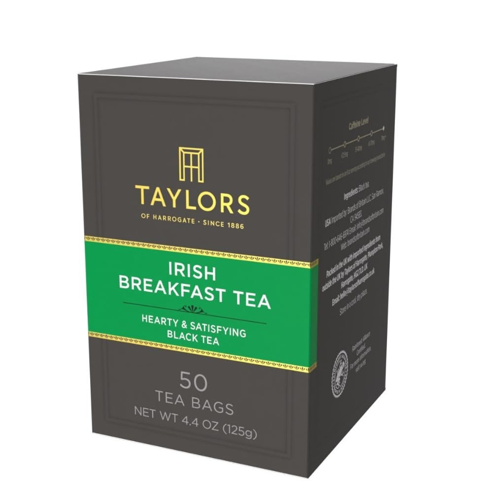 Rich Assam and East African Blend – Irish Breakfast Tea, 50 Tea Bags