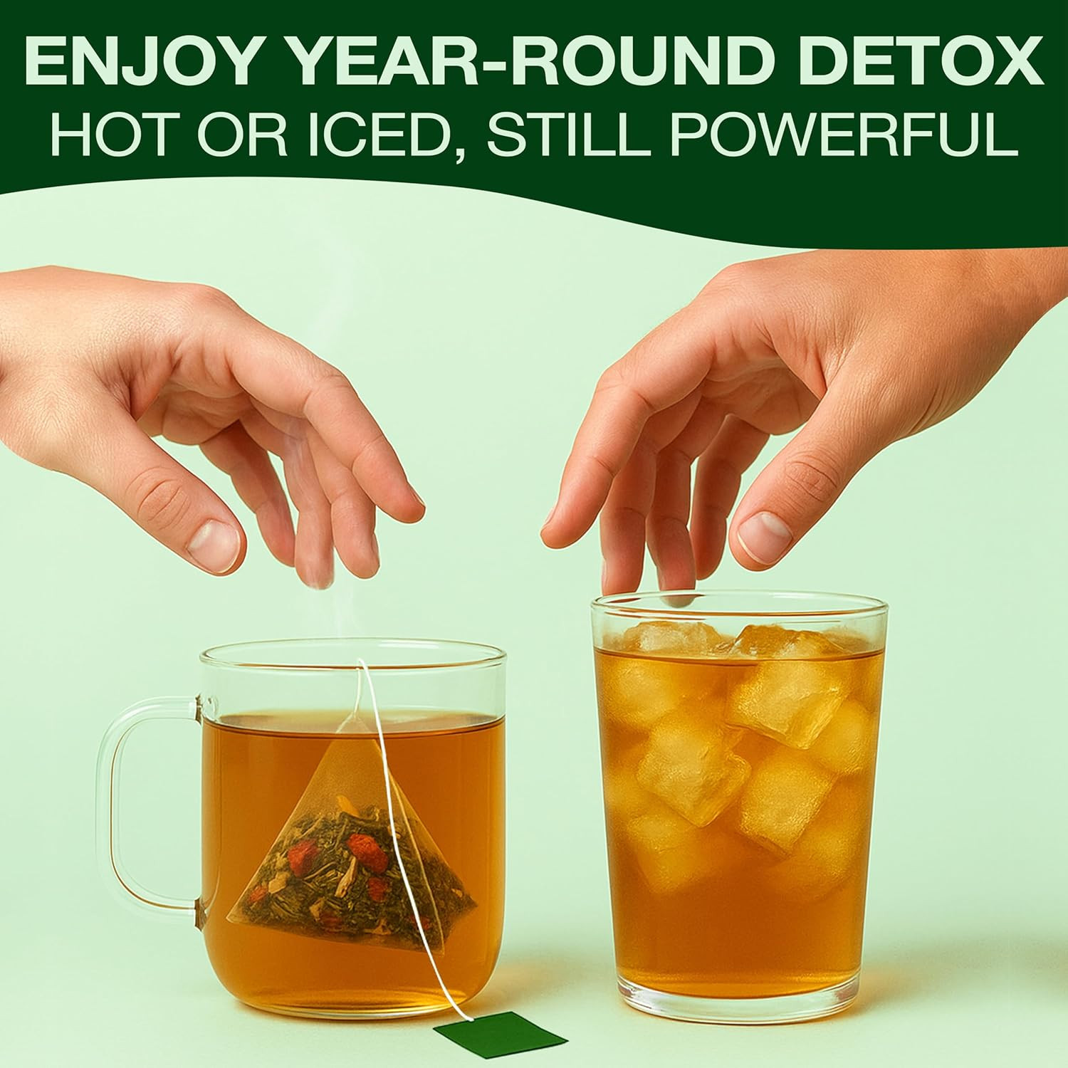 Organic Dandelion Wolfberry Tea for Kidney and Liver Detox, 16 Oz