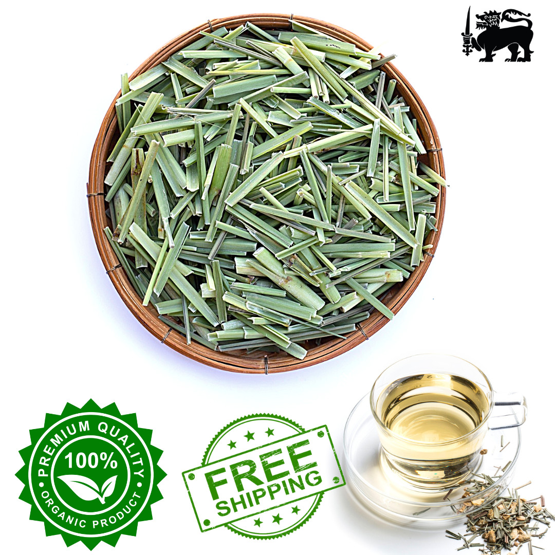 Dried Lemongrass Leaves | Cut Lemon Grass tea Herb Organic pure natural Rich in