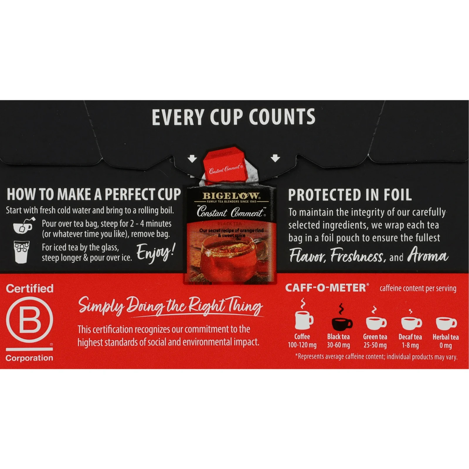 Bigelow Constant Comment Tea Bags, 20 Ct