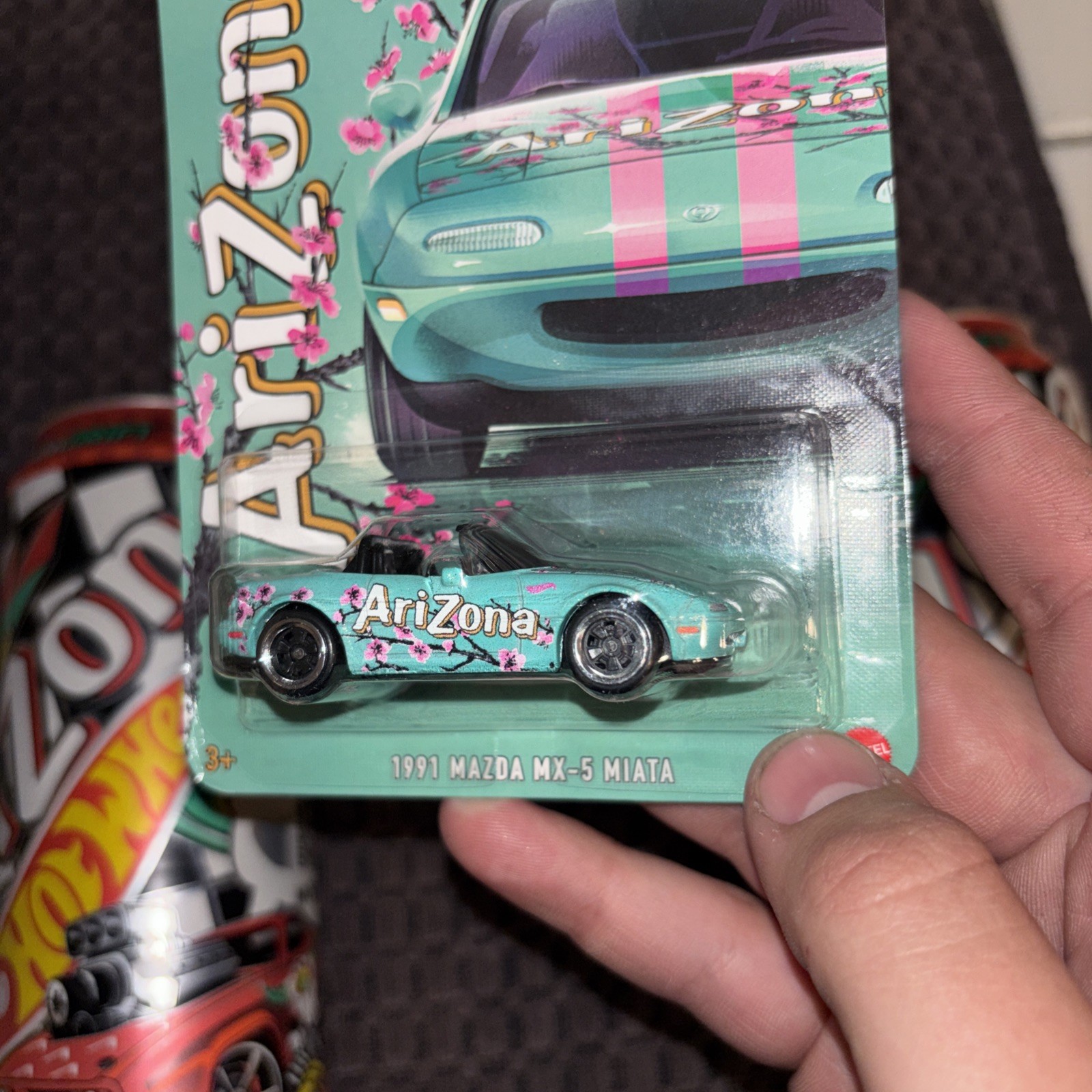 VERY HARD TO FIND!!! 2 WATERMELON DRIFT ARIZONAS CANS & THE 1991MAZDA HW PROMO
