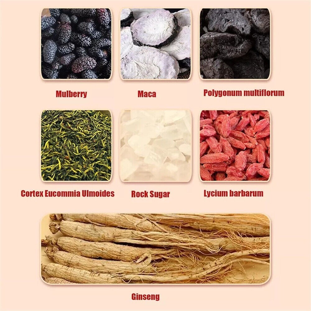 HelloYoung Five Treasure Ginseng Tea 150g Natural Herbal Energy Support