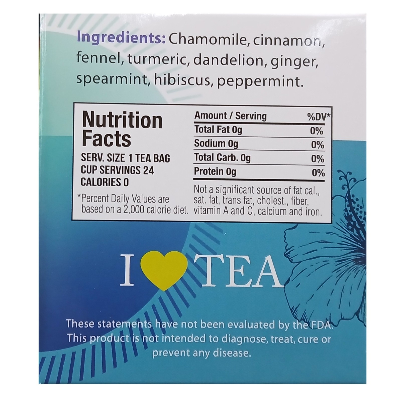 Mother Earth Liver Detox Herbal Tea Blend Caffeine Free 48 Tea Bags