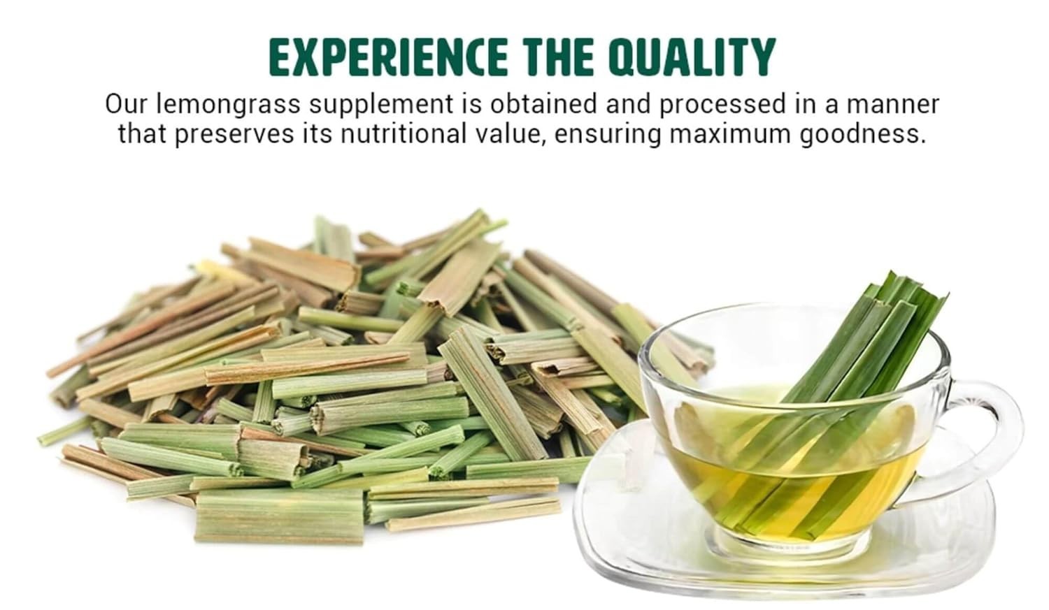 Lemongrass Loose Leaf Herbal Tea Caffeine-Free Culinary & Wellness 224g(2 pack)